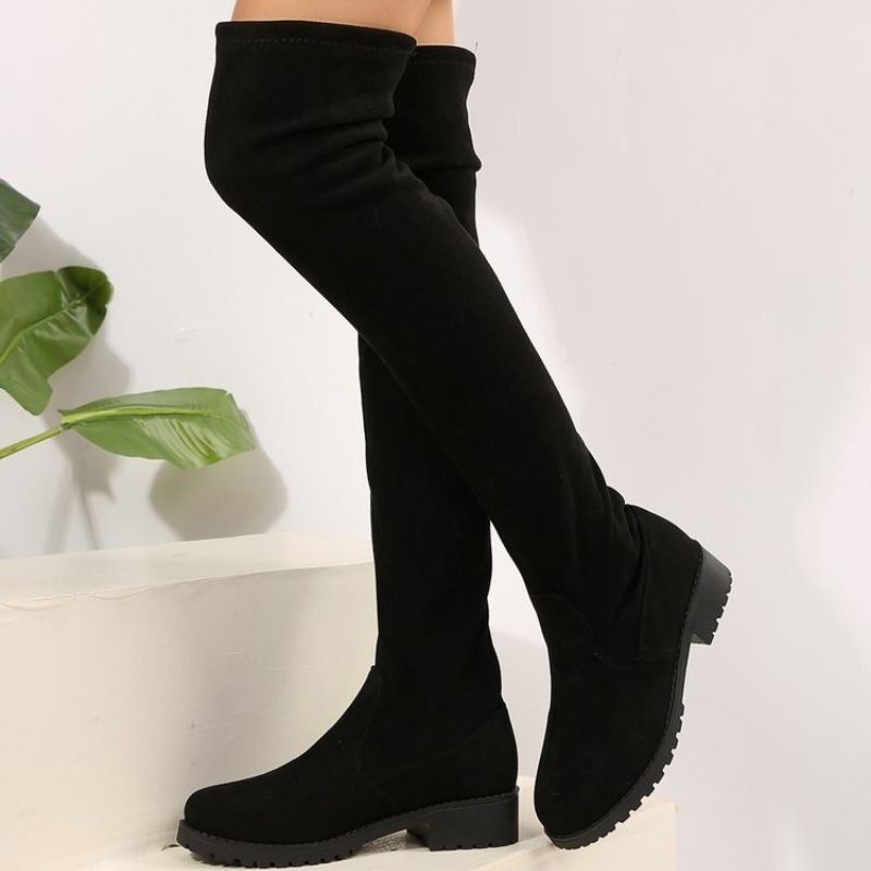 Knee High Sock Women - أحذية نسائية فوق الركبة، طويلة حتى