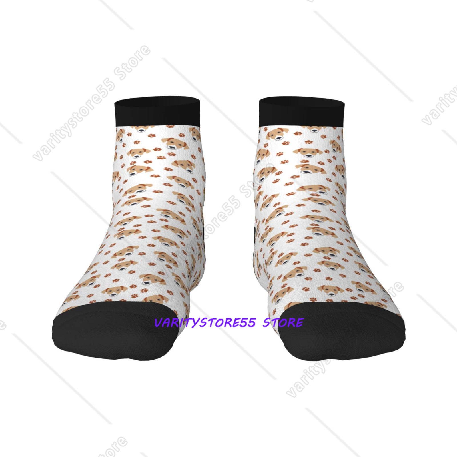 Athletic Sock Cushion - جوارب رياضية بنمط كلب لابرادور ريتريفر،