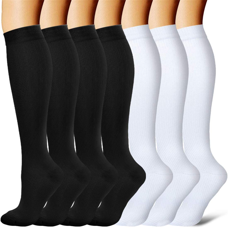 Compression Sock Medical - 7 أزواج من الجوارب الضاغطة للنساء