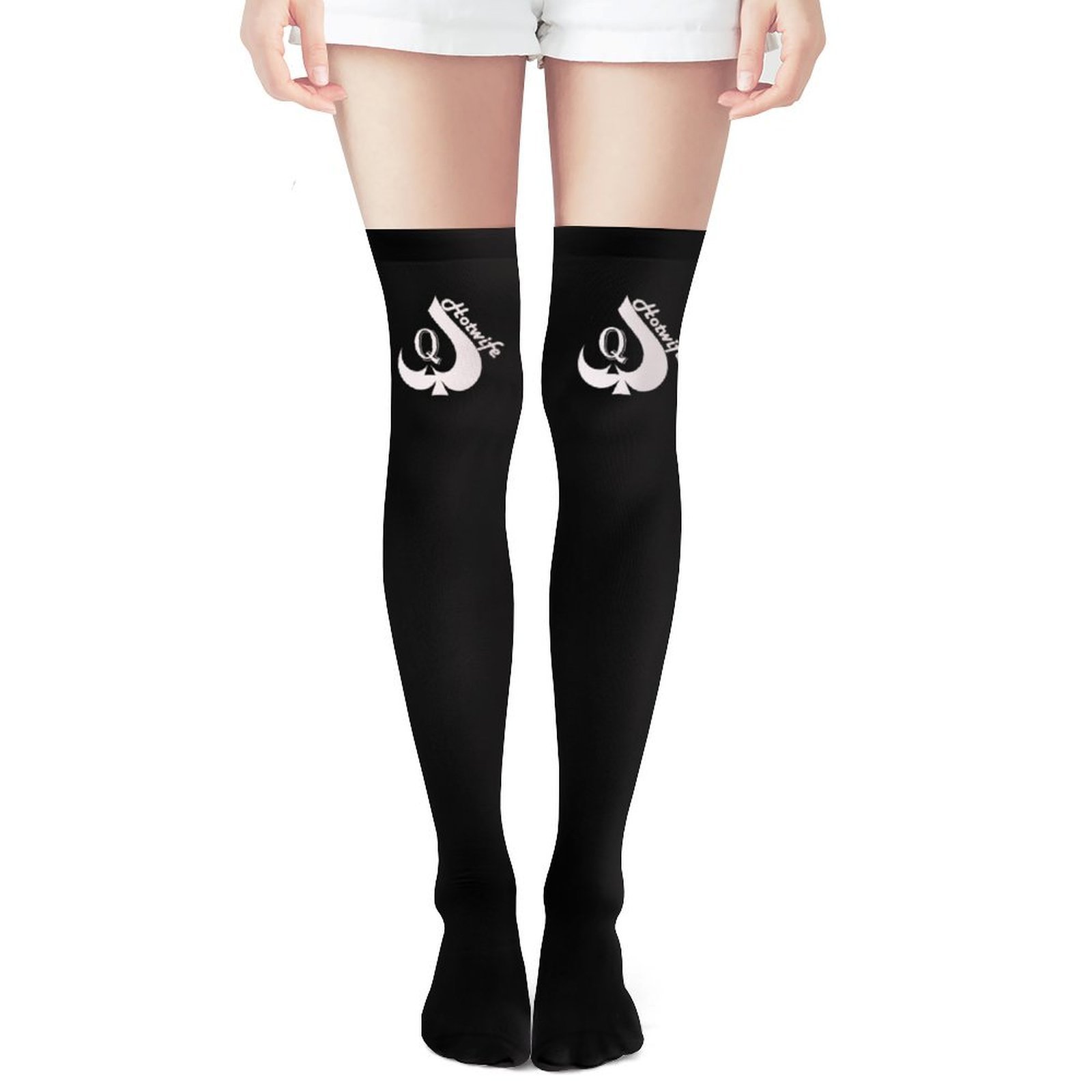 Knee High Sock Women - جوارب طويلة للنساء بتصميم أنثوي، جوارب