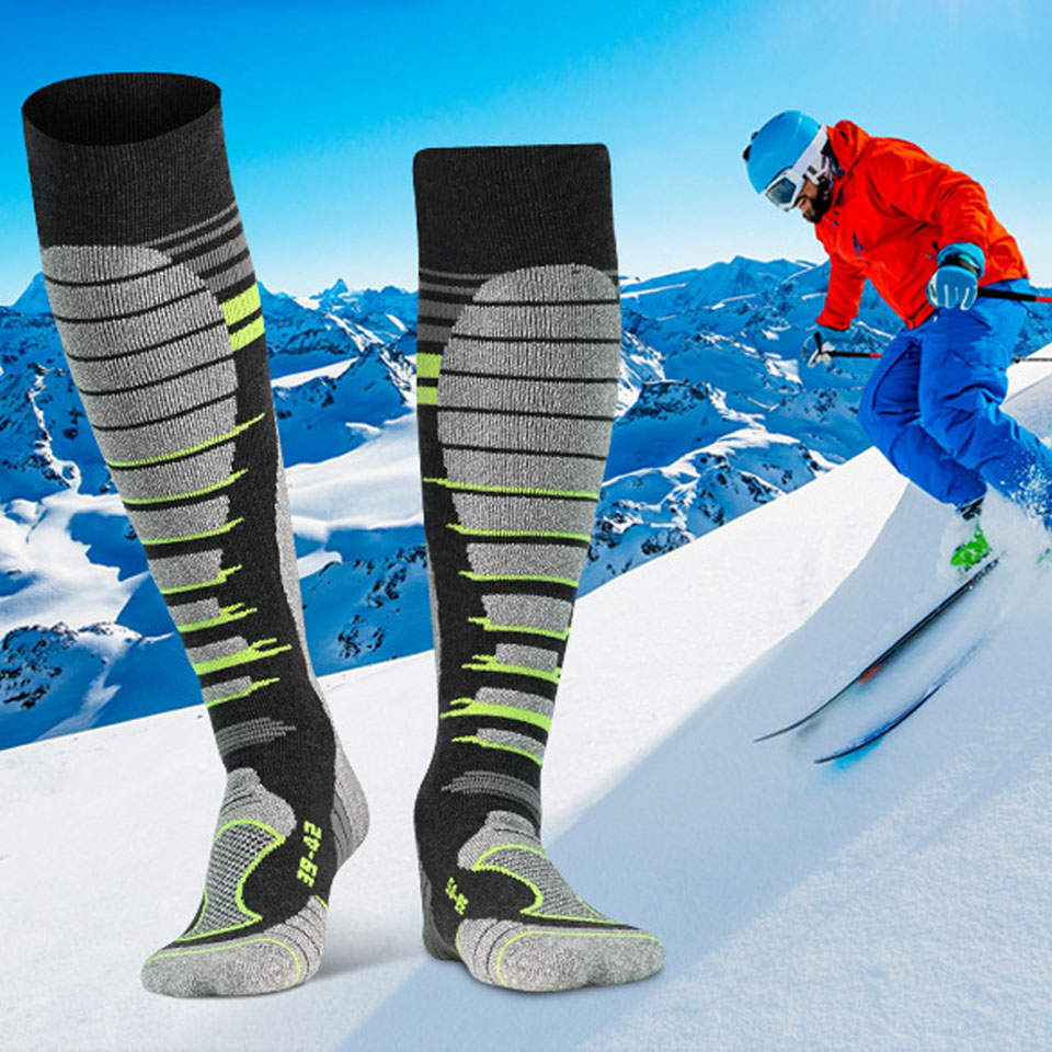 Wool Hiking Sock - GTUBIKE 1 زوج جديد ميرينو الصوف