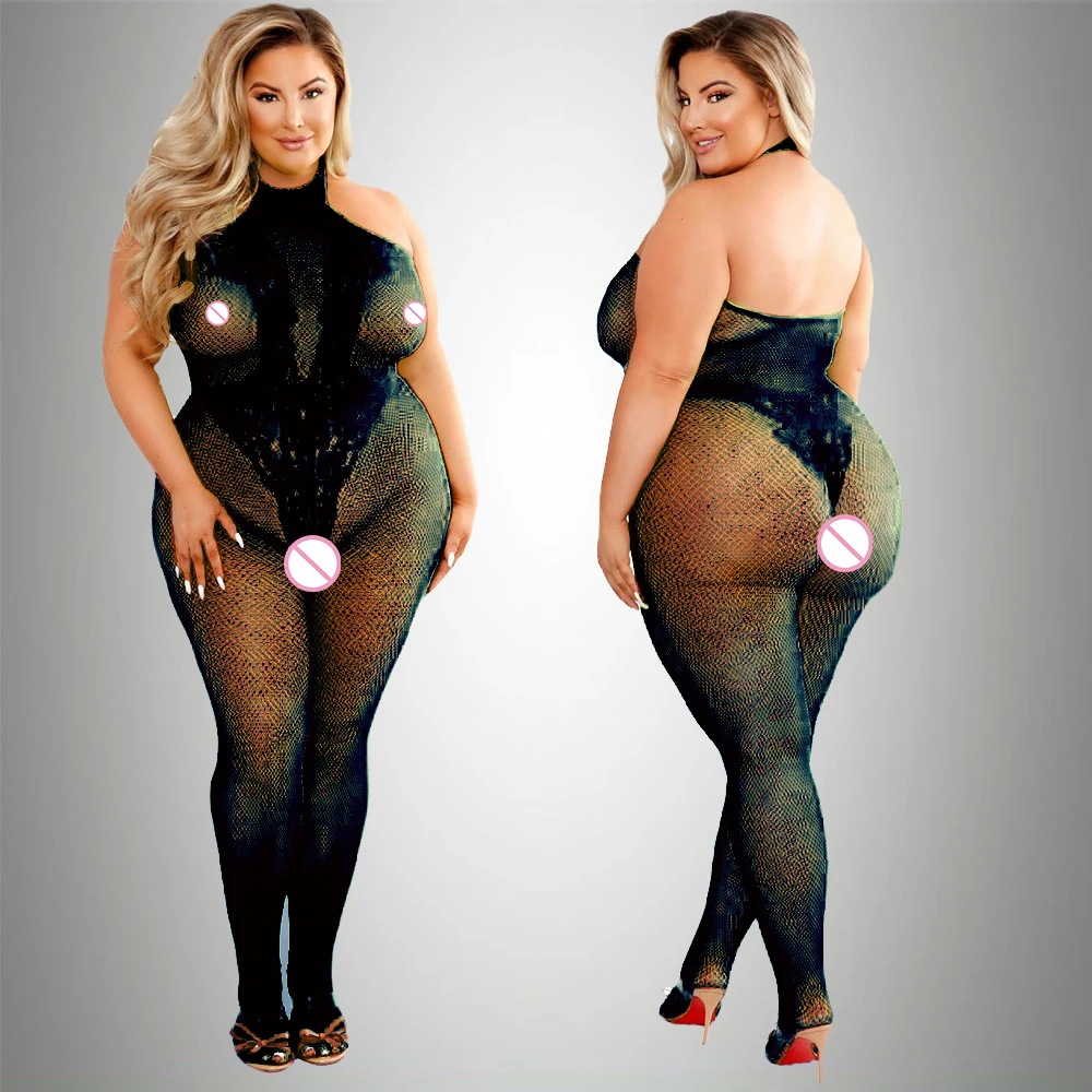 Fishnet Stocking Women - 2024 حجم كبير بوديستوكينج ملابس داخلية