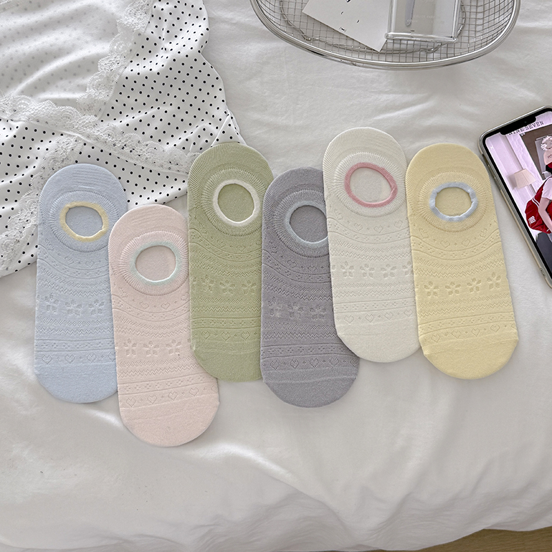 6 أزواج من الجوارب النسائية غي - مراجعة Invisibility Sock Loafer وسعره