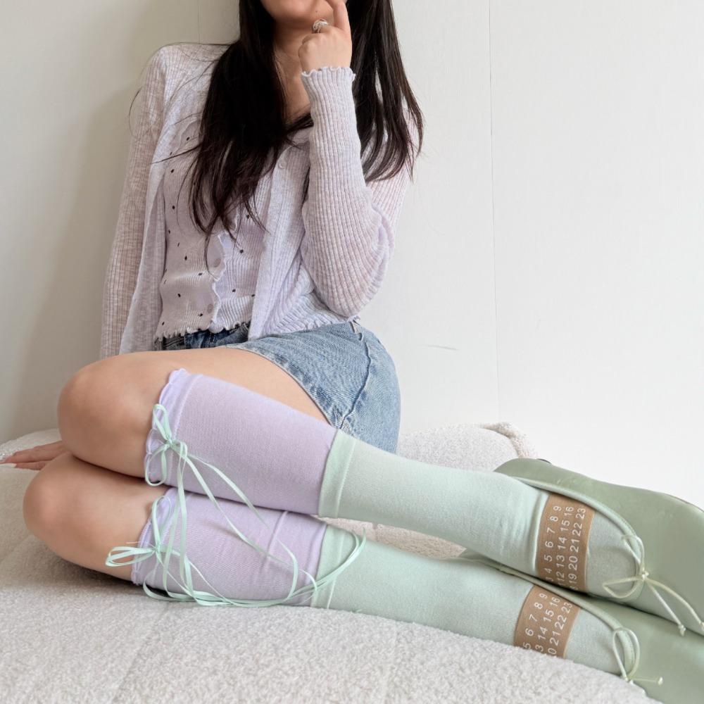 جوارب نسائية متوسطة الطول بتصم - مراجعة Boot Sock Slouchy وسعره