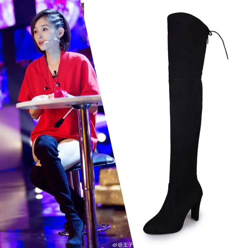 أحذية نسائية طويلة حتى الركبة  - مراجعة Knee High Sock Women وسعره