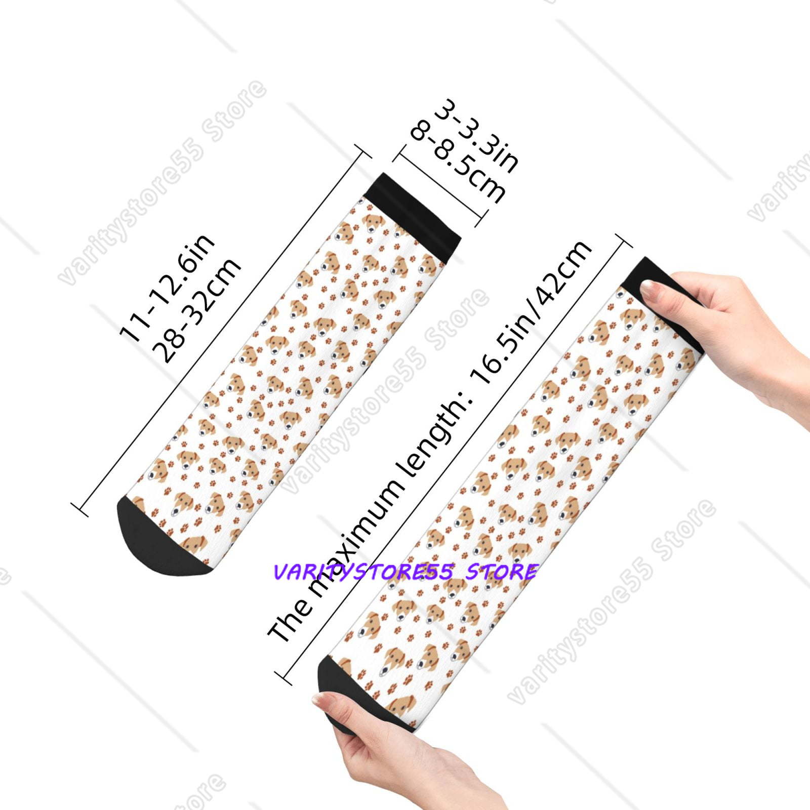جوارب رياضية بنمط كلب لابرادور - مراجعة Athletic Sock Cushion وسعره
