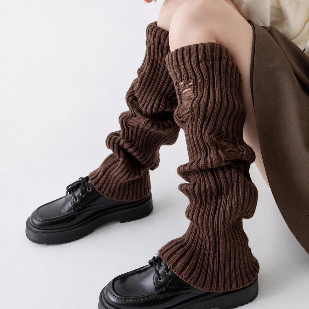جوارب دافئة محبوكة لتدفئة السا - مراجعة Boot Sock Slouchy وسعره