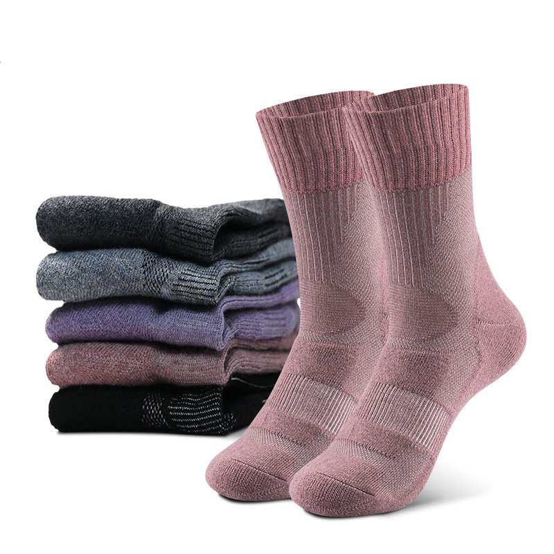 1 زوج ميرينو الصوف جورب الشتاء - مراجعة Wool Hiking Sock وسعره