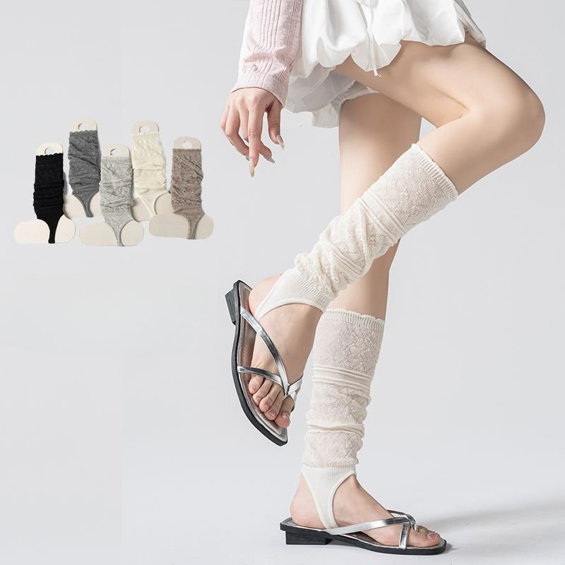 زوج واحد من جوارب نسائية طويلة - مراجعة Boot Sock Slouchy وسعره