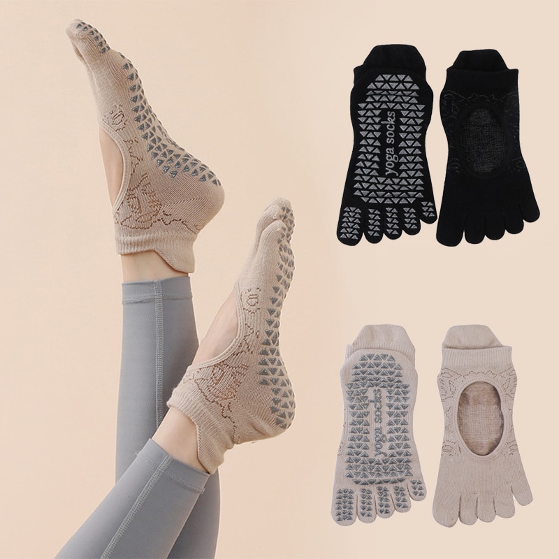 جوارب نسائية من اصبع القدم وال - مراجعة Grip Sock Yoga وسعره