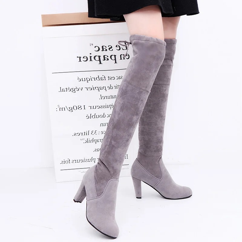 الأحذية النسائية سترتش فوق الر - مراجعة Knee High Sock Women وسعره