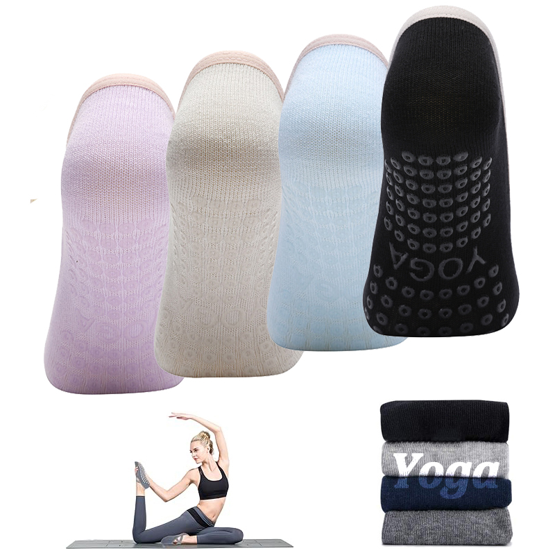 جوارب بيلاتس نسائية مضادة للان - مراجعة Grip Sock Yoga وسعره