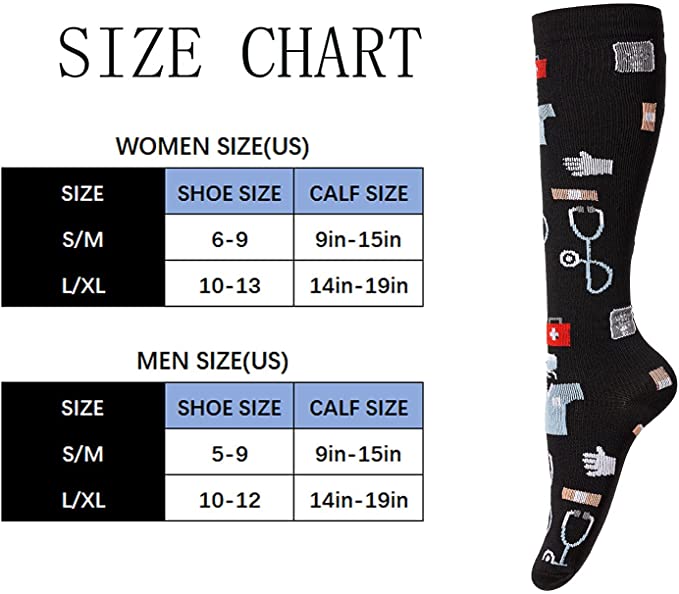 جوارب ضغط 20-30 Mmhg تشغيل الد - مراجعة Compression Sock Medical وسعره