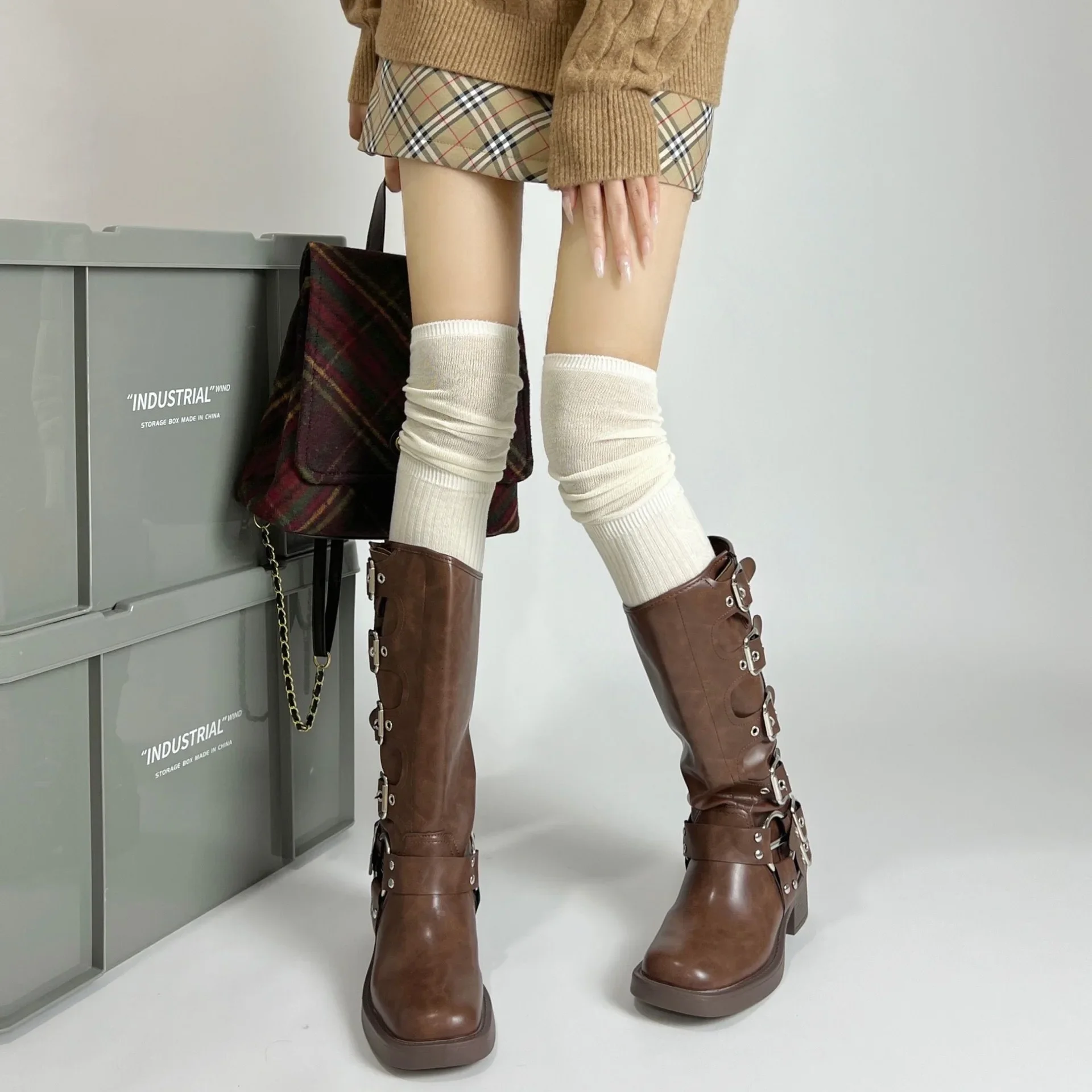 1-10Pairs المرأة فوق الركبة ال - مراجعة Boot Sock Slouchy وسعره
