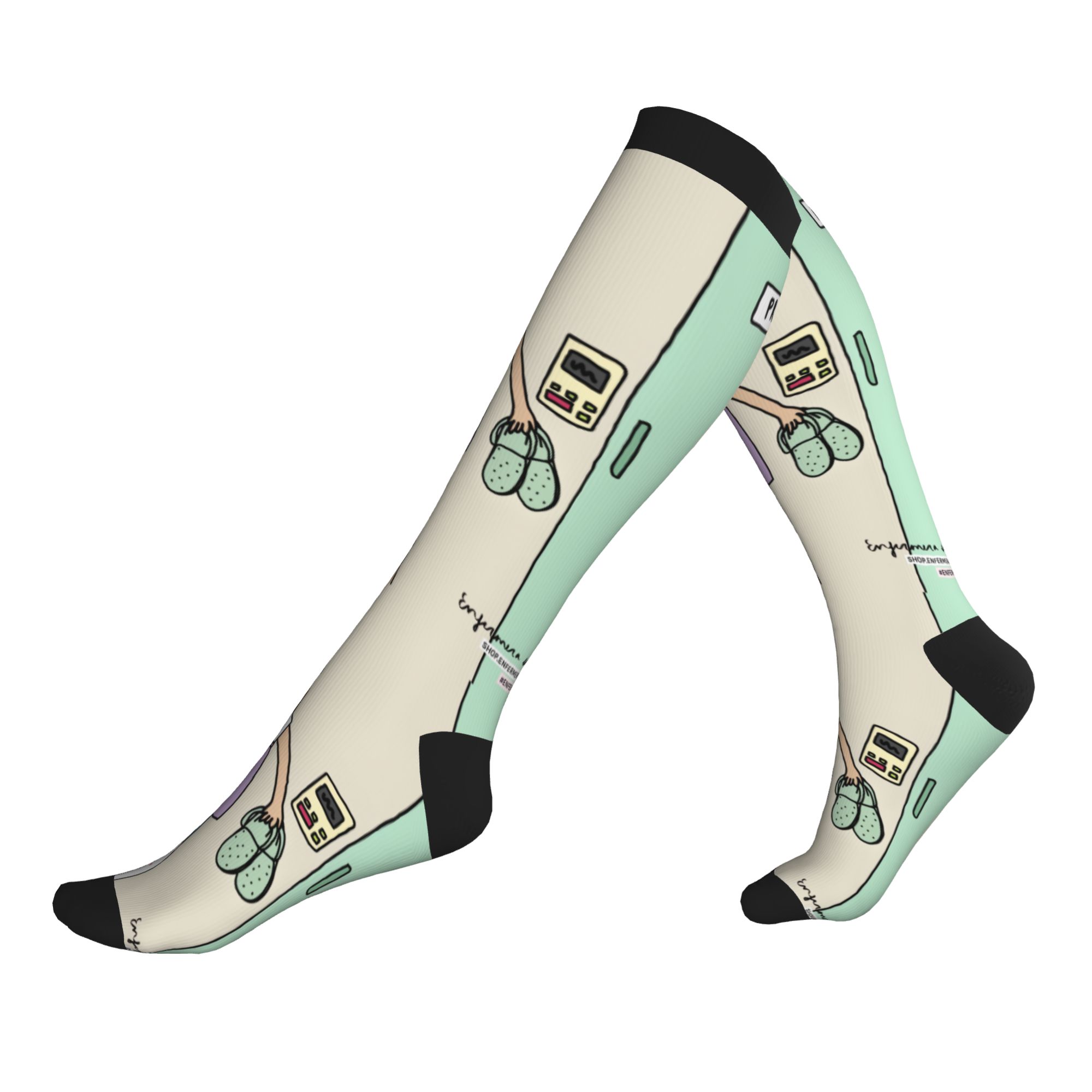 جوارب Enfermera En Apuros الطب - مراجعة Compression Sock Medical وسعره