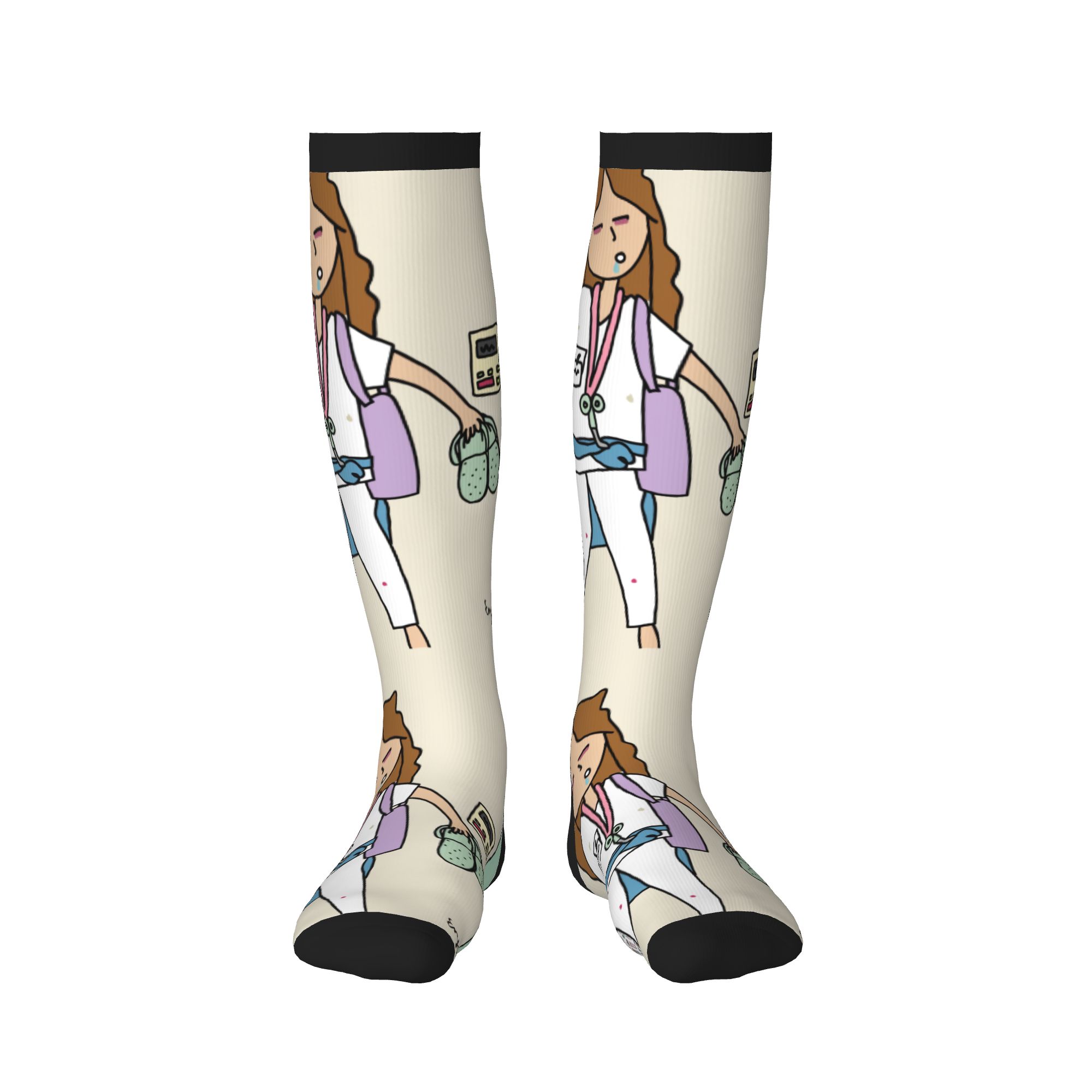جوارب Enfermera En Apuros الطب - مراجعة Compression Sock Medical وسعره