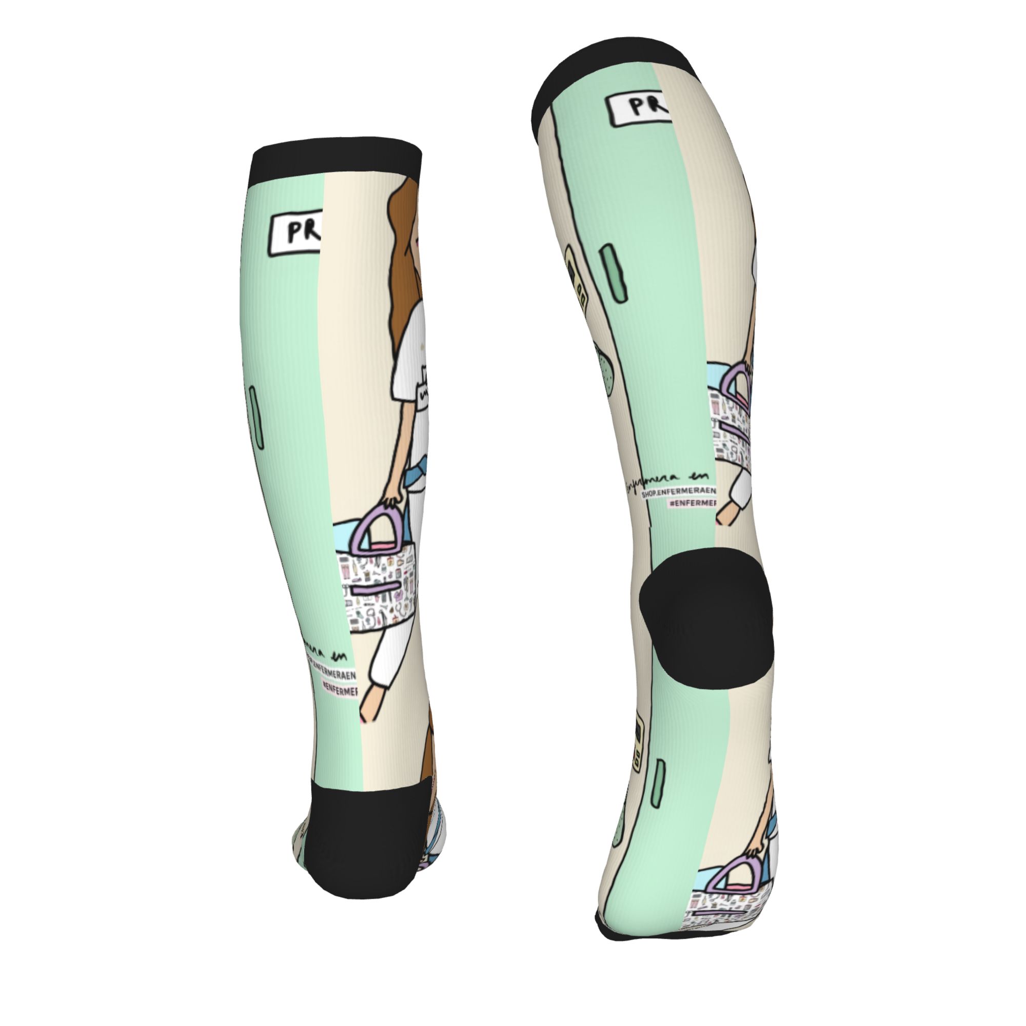 جوارب Enfermera En Apuros الطب - مراجعة Compression Sock Medical وسعره