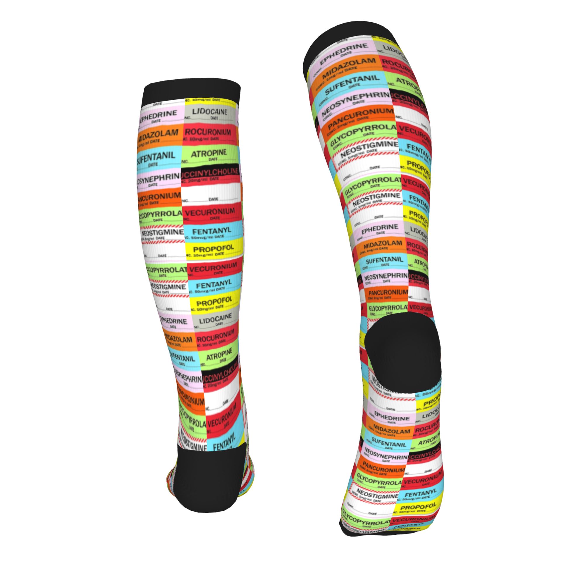 جوارب طبية مطبوعة بتصاميم مبتك - مراجعة Compression Sock Medical وسعره