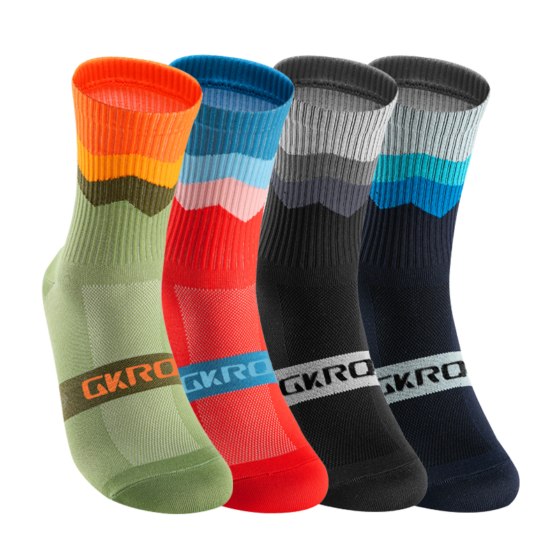 GKRQ 4 أزواج جوارب الدراجة الر - مراجعة Compression Sock Medical وسعره