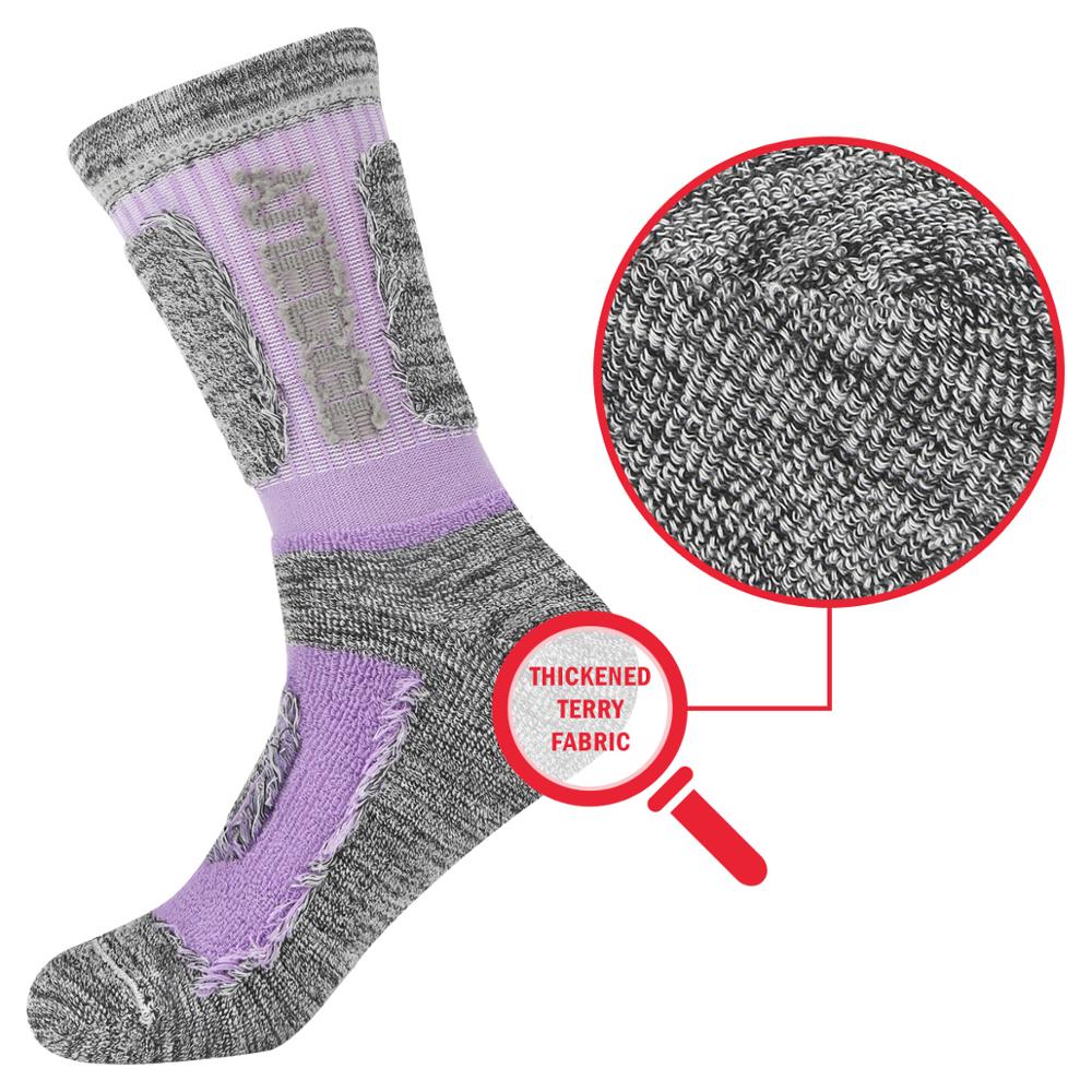 YUEDGE إمرأة الرطوبة فتل المشي - مراجعة Athletic Sock Cushion وسعره