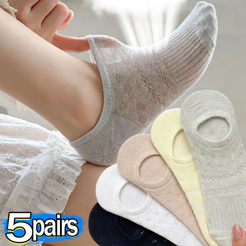 جوارب باليه نسائية من الدانتيل - مراجعة Invisibility Sock Loafer وسعره