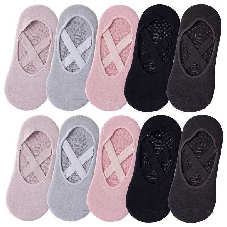 1/3 زوج من جوارب اليوغا النسائ - مراجعة Grip Sock Yoga وسعره