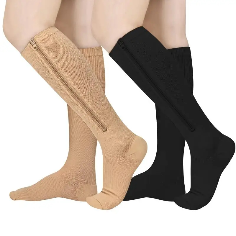 جوارب ضغط طبية بسحاب للنساء وا - مراجعة Compression Sock Medical وسعره
