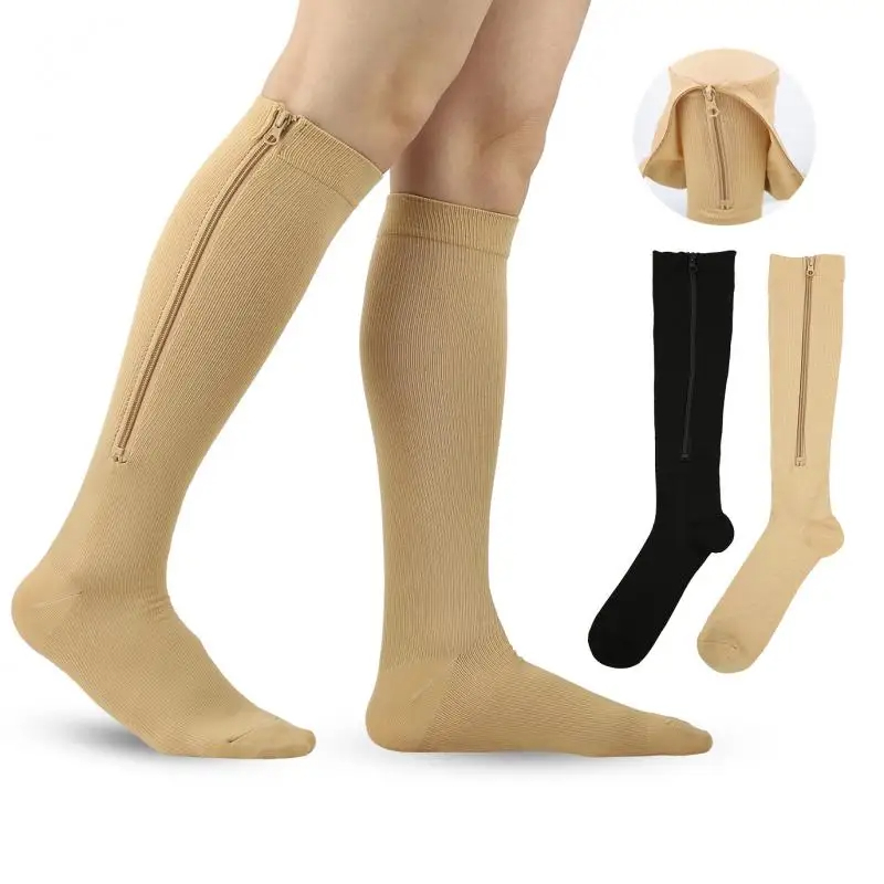 جوارب ضغط طبية بسحاب للنساء وا - مراجعة Compression Sock Medical وسعره