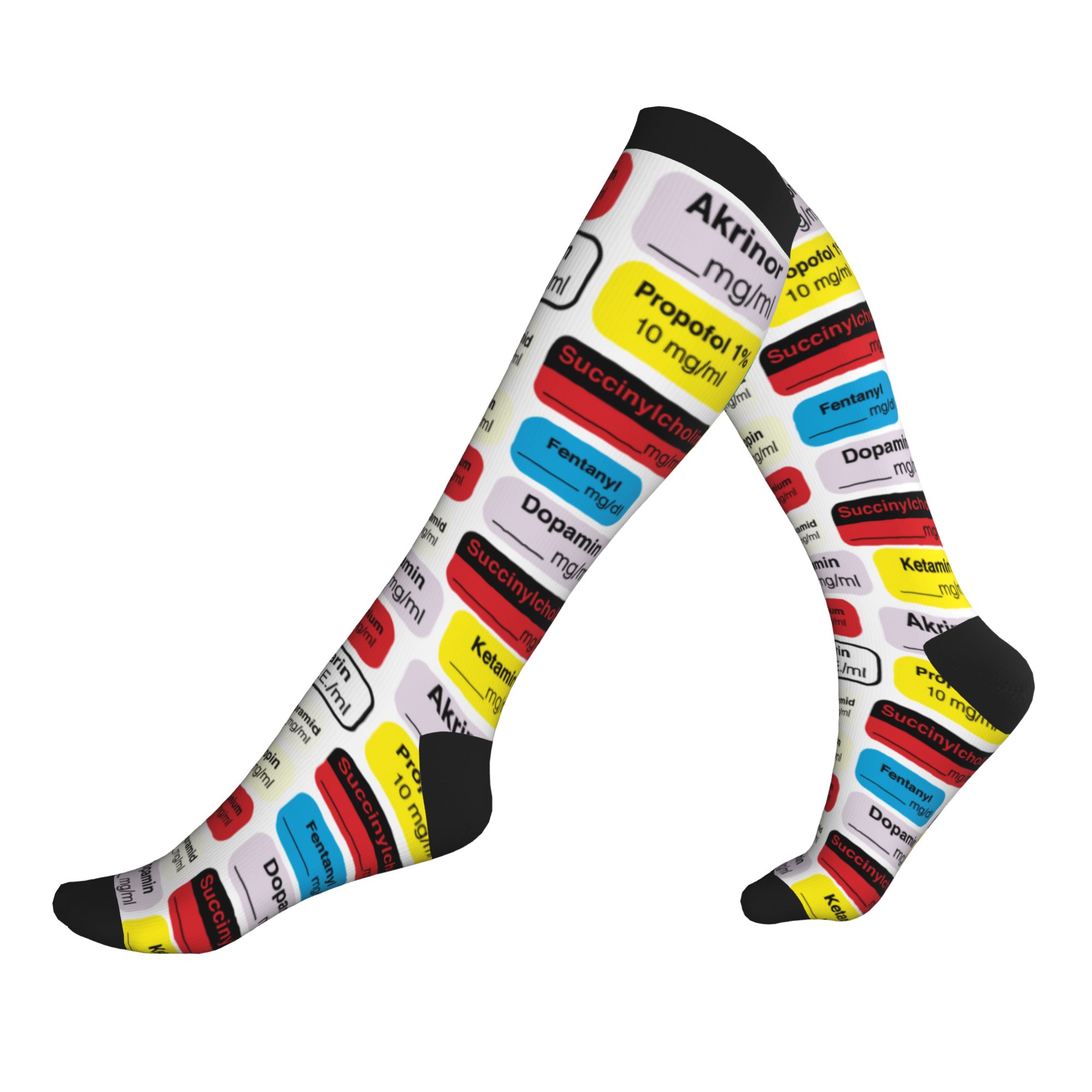 ملصقات أدوية التخدير، جوارب ضغ - مراجعة Compression Sock Medical وسعره