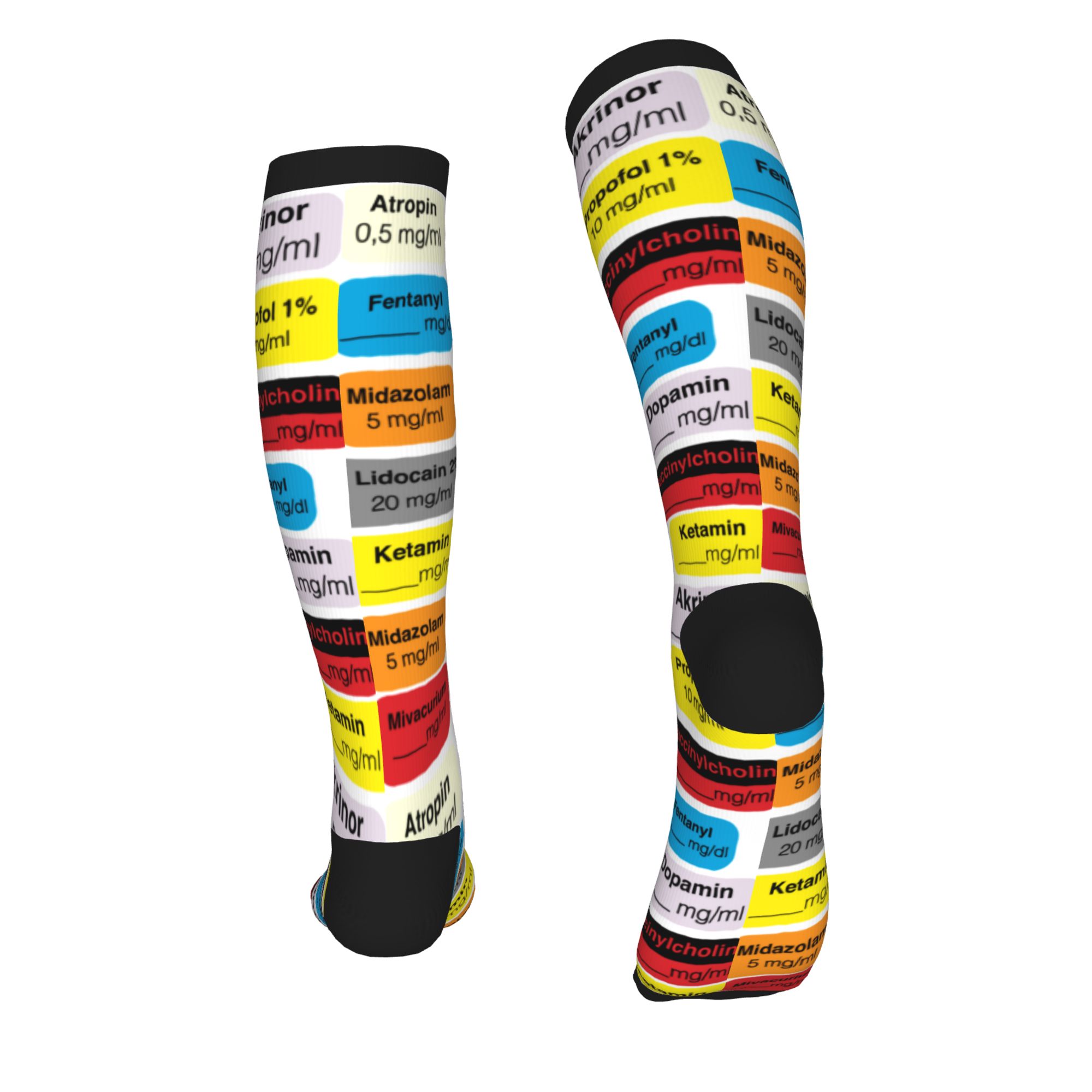 ملصقات أدوية التخدير، جوارب ضغ - مراجعة Compression Sock Medical وسعره
