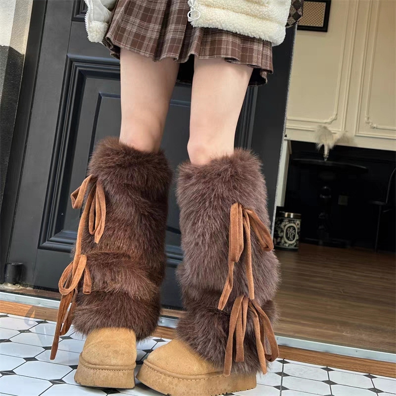 أغطية ساق من الفرو الصناعي للن - مراجعة Boot Sock Slouchy وسعره