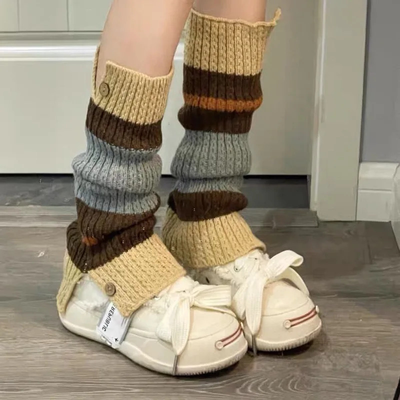 جديد ​ Y2K محبوك تدفئة الساق خ - مراجعة Boot Sock Slouchy وسعره