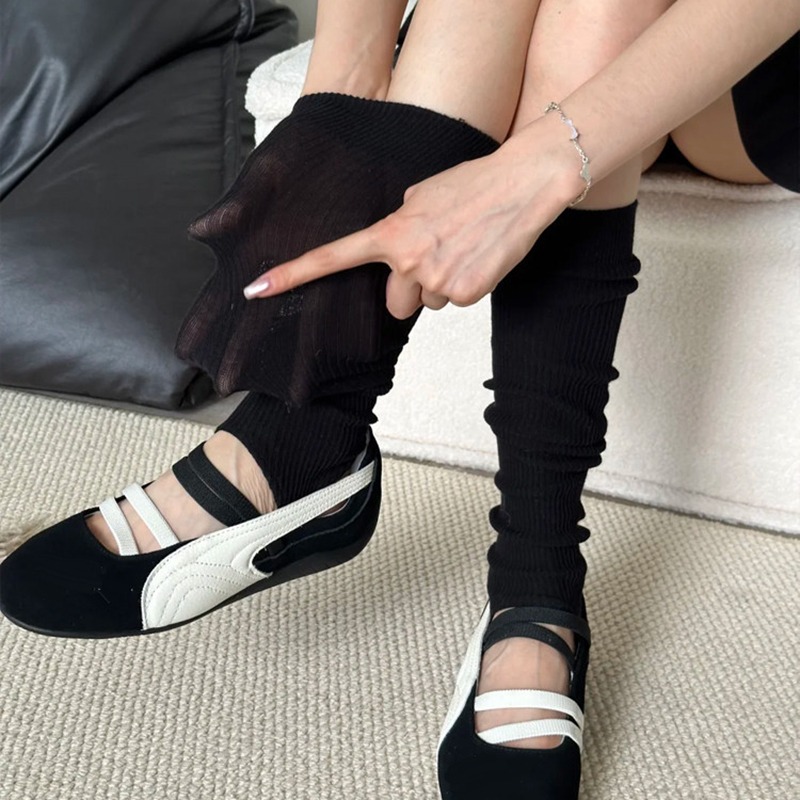 جوارب نسائية محبوكة فضفاضة تصل - مراجعة Boot Sock Slouchy وسعره