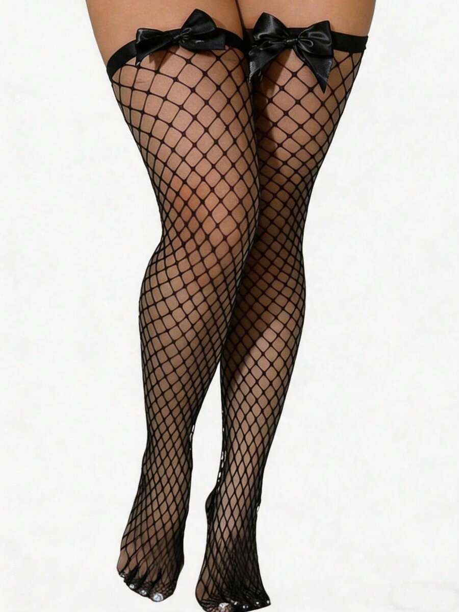 جوارب شبكية طويلة فوق الركبة ب - مراجعة Knee High Sock Women وسعره