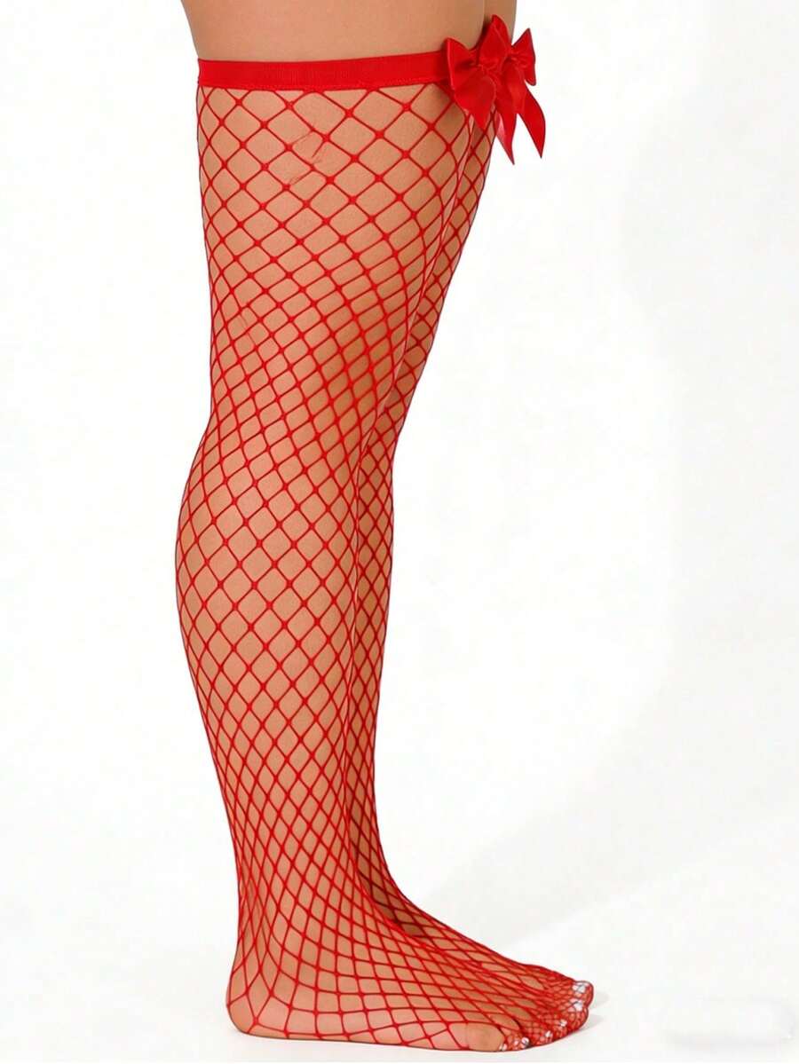 جوارب شبكية طويلة فوق الركبة ب - مراجعة Knee High Sock Women وسعره