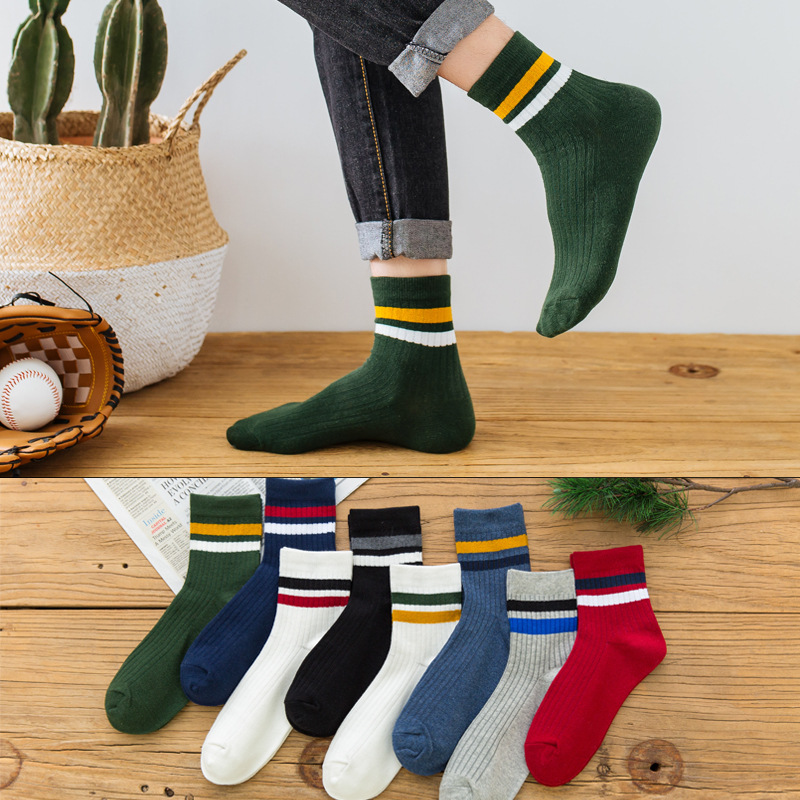 3 زوج/حزمة القطن جوارب للرجال  - مراجعة Cotton Crew Sock Pack وسعره