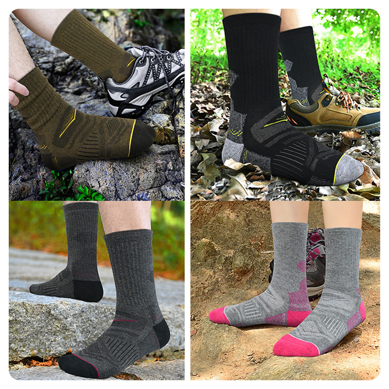 المشي لمسافات طويلة في الهواء  - مراجعة Wool Hiking Sock وسعره