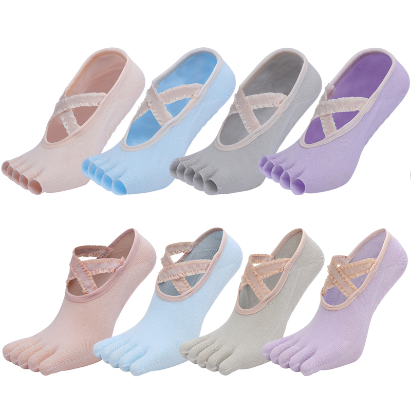 خمسة إصبع اليوغا الجوارب الدان - مراجعة Grip Sock Yoga وسعره